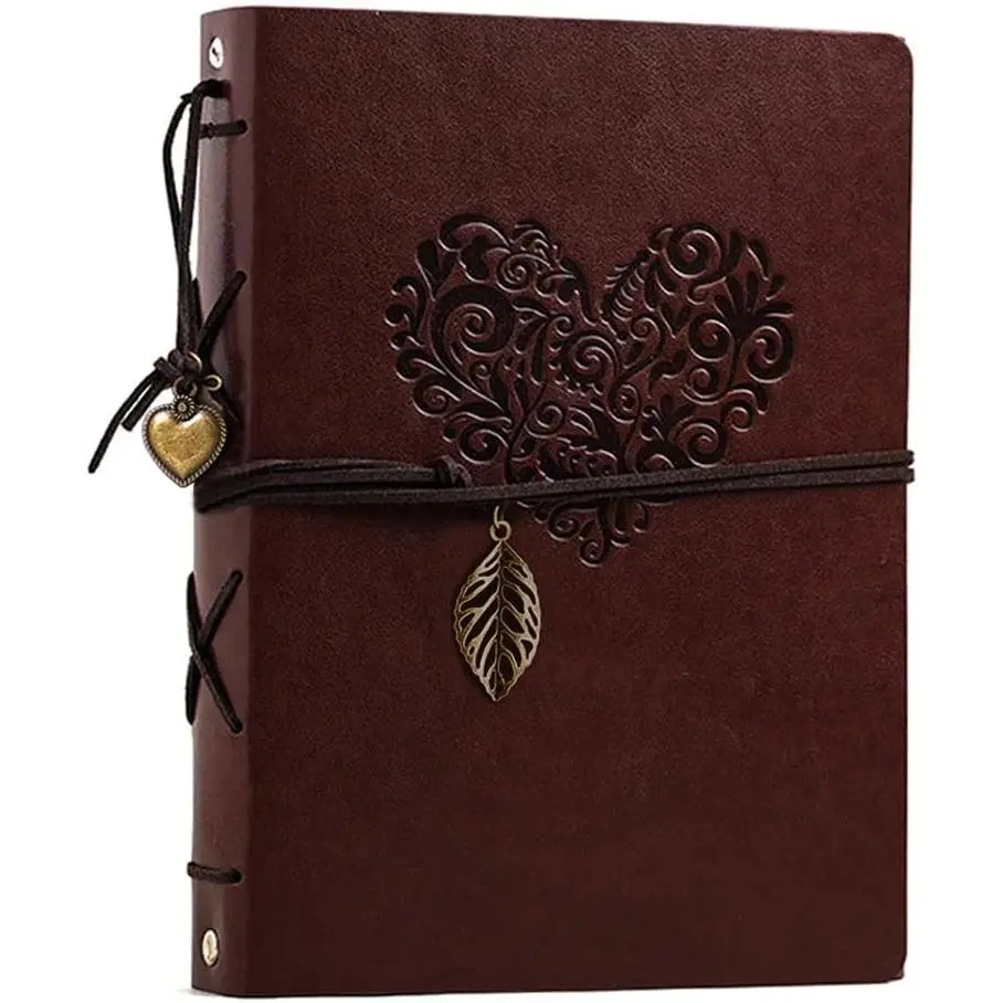 Photo Album 4x6 160 Photos, Leather Photo Albums with Writing Space With 30 Writing Paper, Travel Family Wedding  Graduation Ultrasound  Picture Album Scrapbook Photo Album
