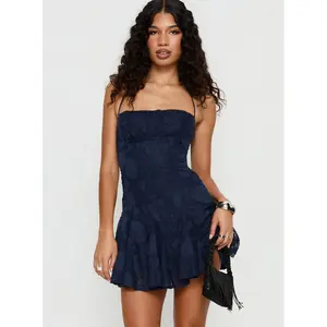 Delamere Mini Dress Navy Burnout