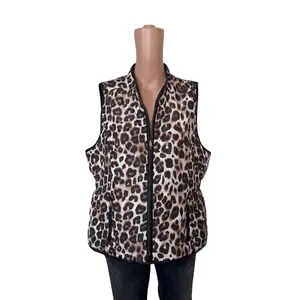 Chicos Cheetah Print Vest