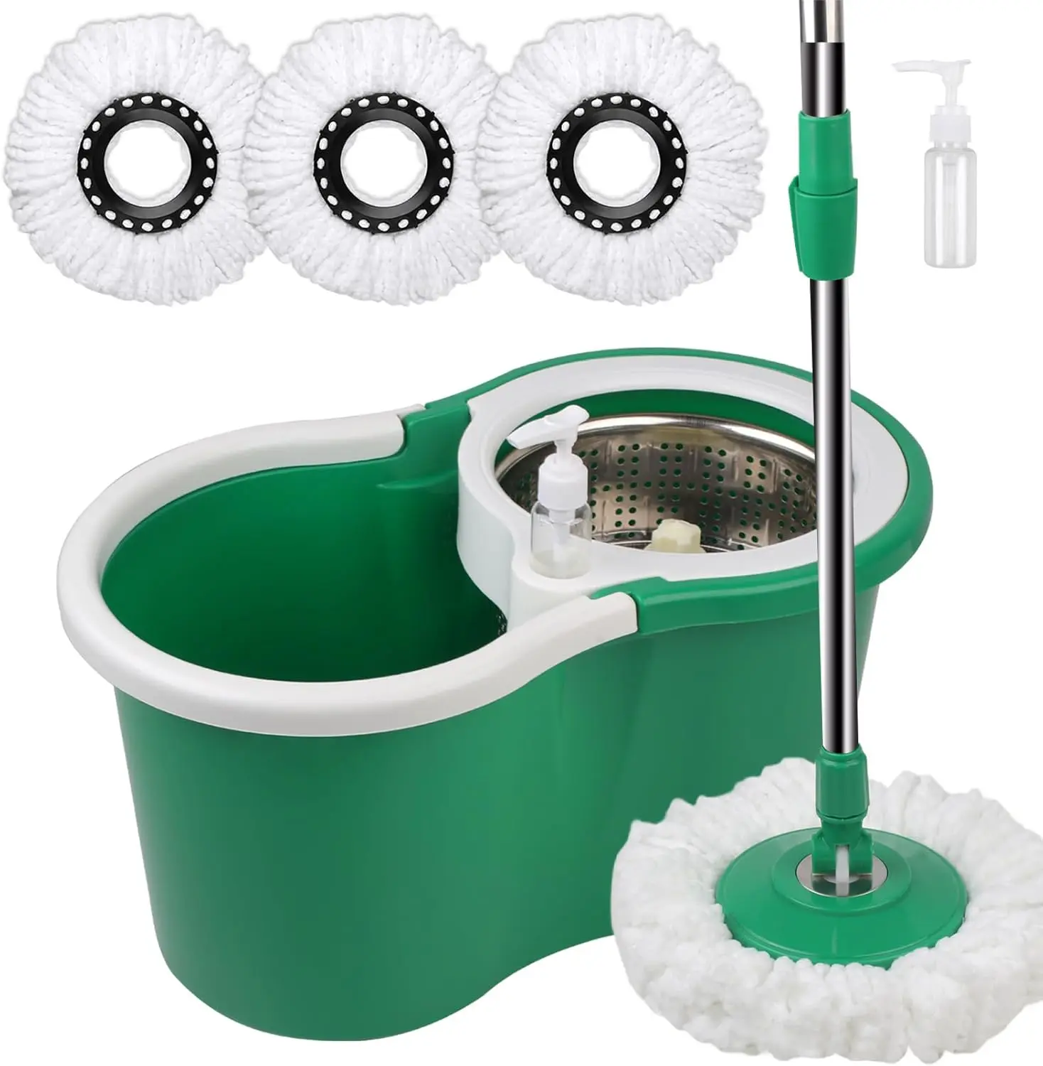 Self-Separating Spinning Mop Set