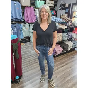 82346 SH5007 HIGH RISE BLEACH SPLASH BOYFRIEND Jeans Judy Blue