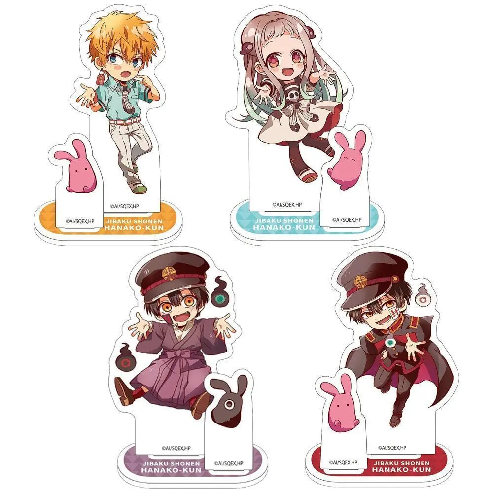 10cm Japan Anime Toilet-bound Hanako-kun Acrylic Stand Model Figure Cosplay Plate Holder Topper Fans Desk Decor Plate Gift