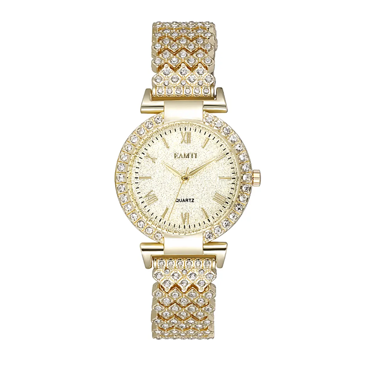 EAMTI 34mm Wrist Watch for Women Simple Elegant Analog Dress Ladies Watches for Causal Business Party Commute