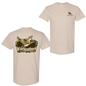 Wild Southern Outfitters Pheasant T-shirt, 2-sided Hunting Graphic Tee, Outdoor Casual Wear for Nature Fansfor Men and Women