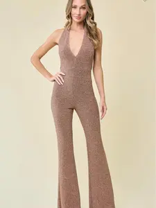 Gold Shimmer Jumpsuit Gold Shimmer Jumpsuit