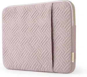 Laptop Sleeve Bag Compatible with MacBook Air/Pro, 13-13.3 inch Notebook, Compatible with MacBook Pro 14 Inch, MacBook Air M2 Sleeve 13 Inch, Repellent Protective Case with Pocket, Pink
