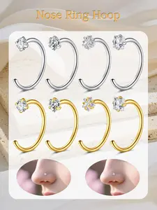 Minimalist Nose Ring, Nose Rings Hoops, Septum Nose Ring, Piercing Jewelry, Nose Rings for Women, Body Jewelry for Women & Girls