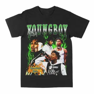 NBAYoungggggggboy Green Graphic Tee, Rap Shirt, Fan shirt, Youth Adult
