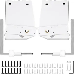 【fathersdaygift】VEVOR Heavy-Duty Murphy Bed Wall Mounting Springs Mechanism Hardware DIY Kit - Vertical Design, Infinite Convenience, Quick Installation, Superior Rebound Force - for King, Queen Beds, White