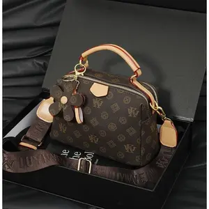 Bag women's 2025 new high-end fashion multi-partition pillow bag cross-body bag versatile shoulder bag