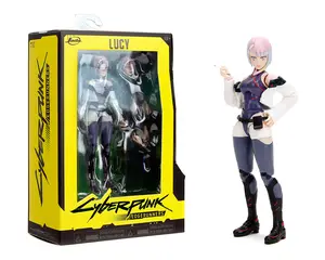 Jada Toys Figure 6″ Cyberpunk Edgerunners Lucy Interchangeable Heads, Hands, and Accessories 35005