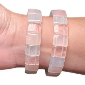 Crystal Bracelet Bangle - Beaded Design, Simple and Elegant Style