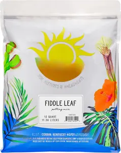 Fiddle Leaf Fig Tree  (12 Quarts) - Expert Formula for Vibrant Growth - Nutrient-Rich Potting Mix, Specifically Designed for  Indoor, Outdoor, and Potted Fiddle Fig