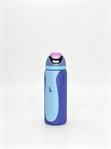Owala 32oz Purple Blue Gradient Stainless Steel Insulated Leak-Proof Travel Cup, Drinkware Flask for Cold Drinks (24H Retention), Flasks Drinkware Portable Water Bottles Mug Tumbler Bottled