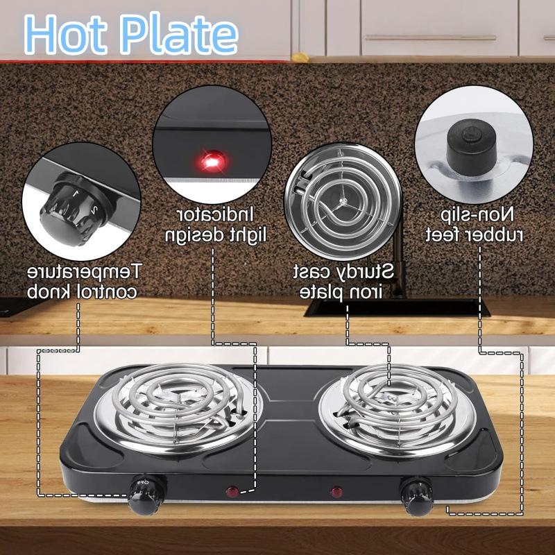 #TikTokMadeMeBuyIt  Dual burner! 110V portable induction cooker | Non-stick pans, a must-have for dorms, camping, and RVs #InstagramMadeKitchen