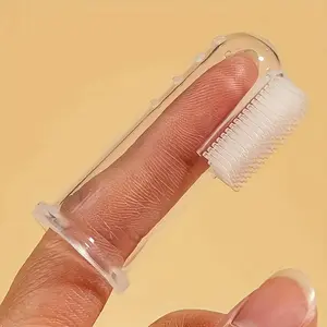 10-pieces pet finger cots toothbrush - gentle and safe teeth care suitable for dogs and cats - easy-to-use cleaning solution to improve oral health - perfect for small pets