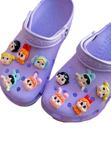 6-Piece Crying Baby Cute Cartoon Theme Jewelry Set, Perfect for Shoes Bags Wristbands Accessories, Shoe Decoration Charms, Ideal Gift for Music Lovers