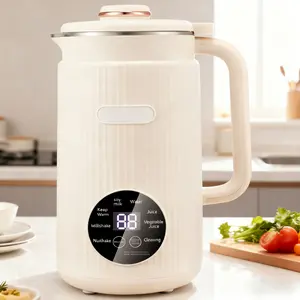 Multifunction Nut Milk Juice Maker, New Nutmilk Maker Blender, 1200ML Intelligent Food Blender,Machine with Delay Start/12 Hours Timer/Keep Warm/Self-Cleaning/Boil Water,40oz Homemade Soy, Almond, Oat, Coconut, Plant Based and Non Dairy Beverages