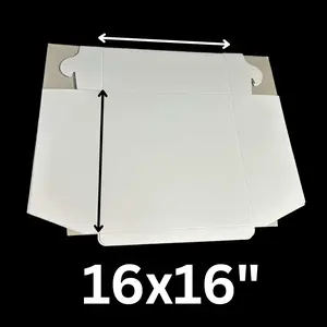 16x16×5 SET OF 6 Cake Dessert Box - Cardboard Box for Cakes and Desserts