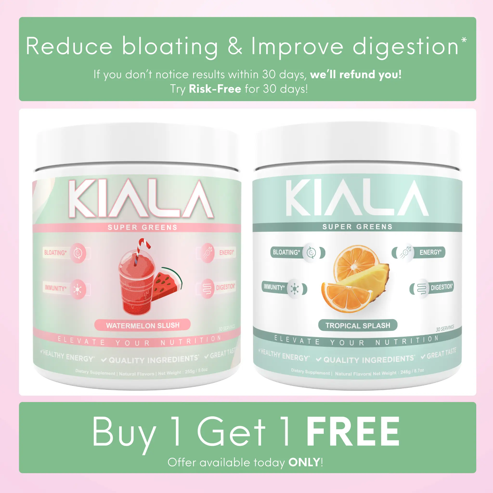 Kiala Greens Best Selling Flavors Bundle (2-Pack)