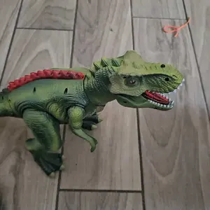 Kids Electric Dinosaur Remote Control Toy Animals, Walking, Dancing Lights, Spray Modes, Unisex, Ages 4+, Requires Aa Batteries