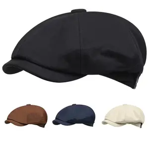 Vintage Newsboy Baker Boy Hat Classic Ivy Gatsby Cabbie Cap Unisex Retro Street Style Driving Golf Everyday Wear Timeless Old Money Aesthetic Casual Smart Casual Outfit Accessory Peaky Blinders Inspired Rounded Crown Short Brim Fashion Hat