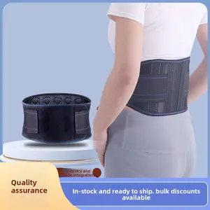 Self-heating magnetic therapy waist support belt for lumbar disc strain, adult-specific, summer breathable waist support