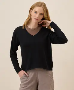 Women's Classic Fine Knit Relaxed Sweater