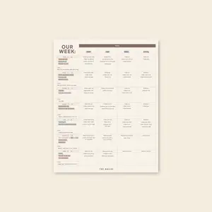 Family Fridge Calendar