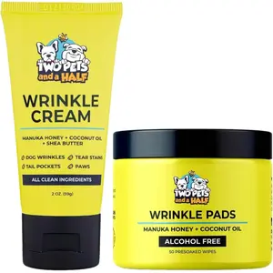 Bulldog Wrinkle Care Set – Wrinkle Paste & Wipes (Made in USA)