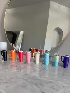 Mini Tumbler Chapstick keychain