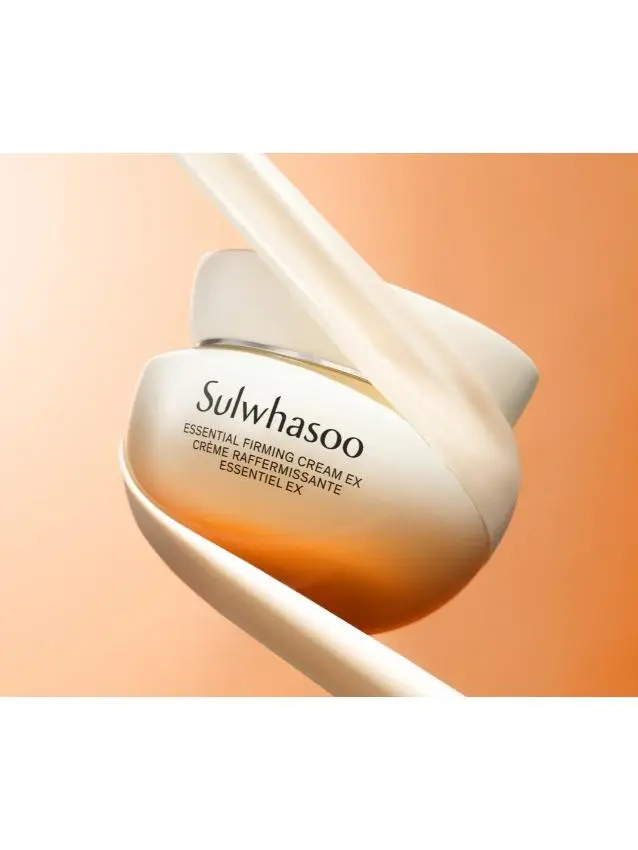 Sulwhasoo Essential Firming Cream EX, 15 mL Travel-Size Herbal Moisturizer - Intensive Firming, Targeted Skin Care, Hydrating Formula, Hydrate