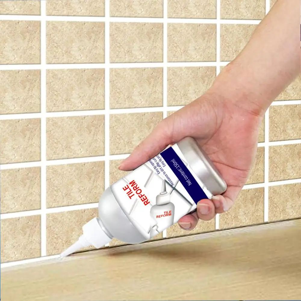 Tile Beauty Seam Agent, Tile Repair Agent, Tile Repair Agent for Floor & Wall, Durable Repair Agent, Easy To Apply for Surface Renewal