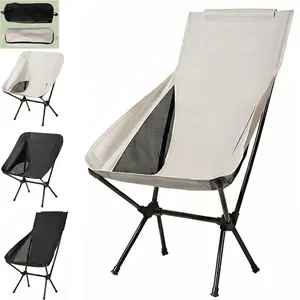 Harkapy Portable Folding Camping Chair Lightweight Outdoor Chair with Carry Bag, Heavy Duty Oxford Fabric Camp Chair for Beach Fishing Hiking Picnic Travel Backpacking Lawn and Outdoor Activities