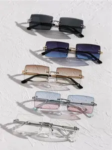 5 Pairs Rimless Quality Square Fashion Sun Glasses for Men & Women, Stylish, Luxury Fashion Sunglasses 5 Pairs Rimless Quality Square Fashion Sun Glasses for Men & Women, Stylish, Luxury Fashion Sunglasses
