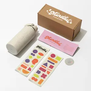 Mindful Challenge Insulated Bottle, Affirmation Bottle, Mental Health, Self Help