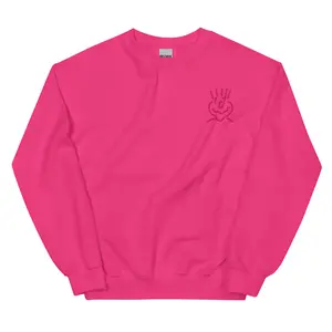 Unisex Hot Pink Sweatshirt