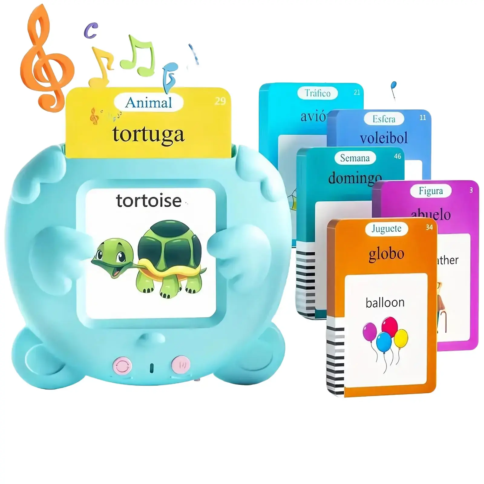 Kids English Learning Speech Therapy Machine Toys 224/510 Sight Words Educational Cognition Montessori Talking Flash Card Toys