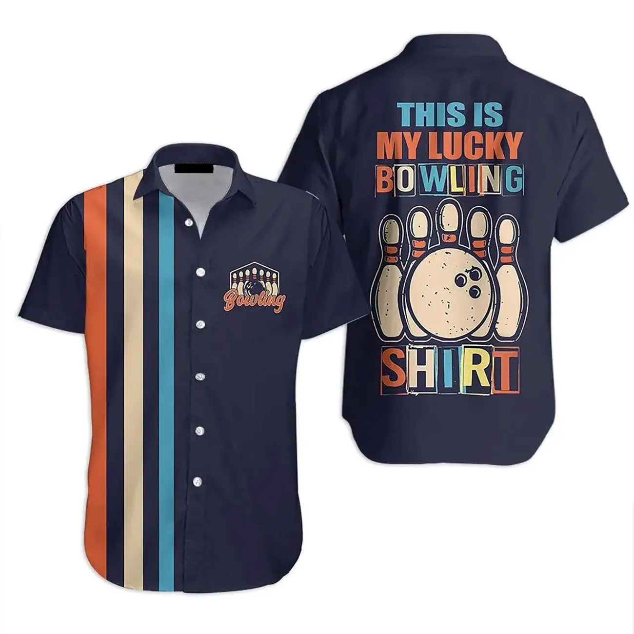 This Is My Lucky Bowling Hawaiian Shirt 1