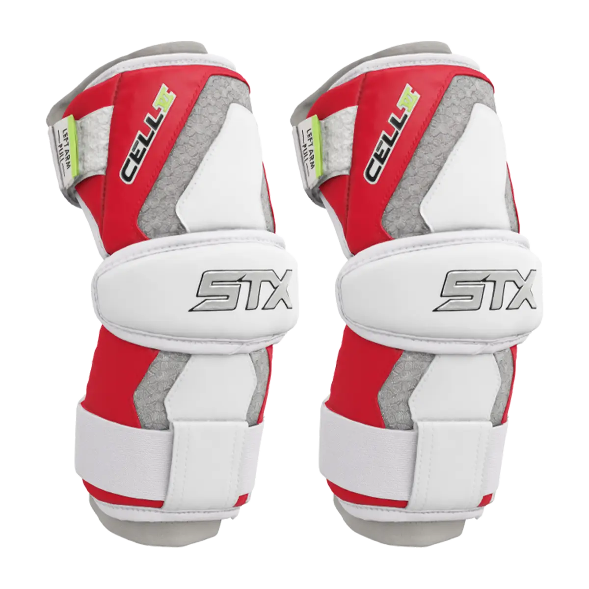 Limited Edition Lacrosse Arm Pads, 3-Piece Design for Enhanced Mobility, Breathable Lycra Sleeve with GeoFlex II Flexible Arm Protection and Dual 360+ No-Slip Straps, Pads Protective Gear, 3-Pieces, Breathable Fit, Activewear Protective Gear, Elastic Arm