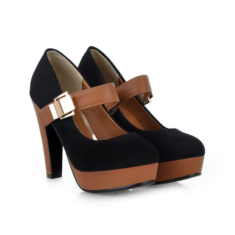 PowerGrip Waterproof Velcro Platform Heels – Bold Height with All-Day Support