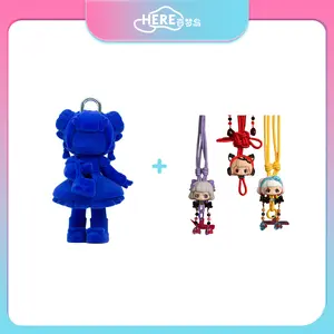 ZIYULI Cobalt Blue Lingers Figure+Dark Fairy Tale Series Cellphone Strap Blind Box