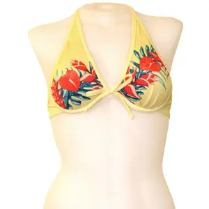 Loco Boutique Retro Hawaii Tie Back Underwire Bikini Top