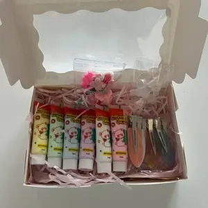 Simulation cream glue hair clips kit