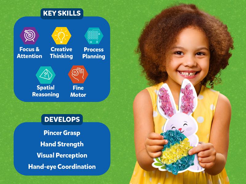 Skillmatics Poke-in Art - Art & Craft Activity, Mess-Free Art for Kids, DIY Kit, Gifts for Girls & Boys Ages 4 to 9 Creative Play Artistic