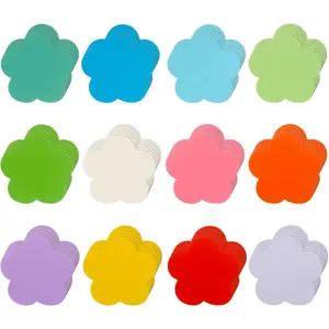 360 Pcs Spring Flowers Cutouts - Assorted Color Paper Flowers Shaped Die-Cuts for Classroom Decor, Teachers, Kids DIY Craft Projects, Back to School Bulletin Board Decorations