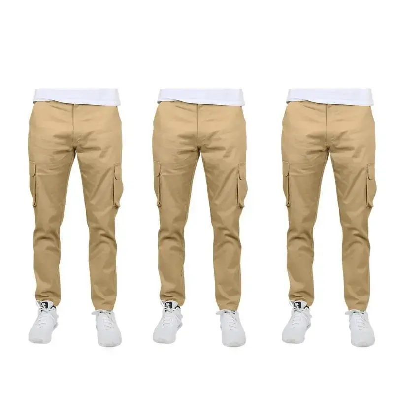 3 Pack Khaki