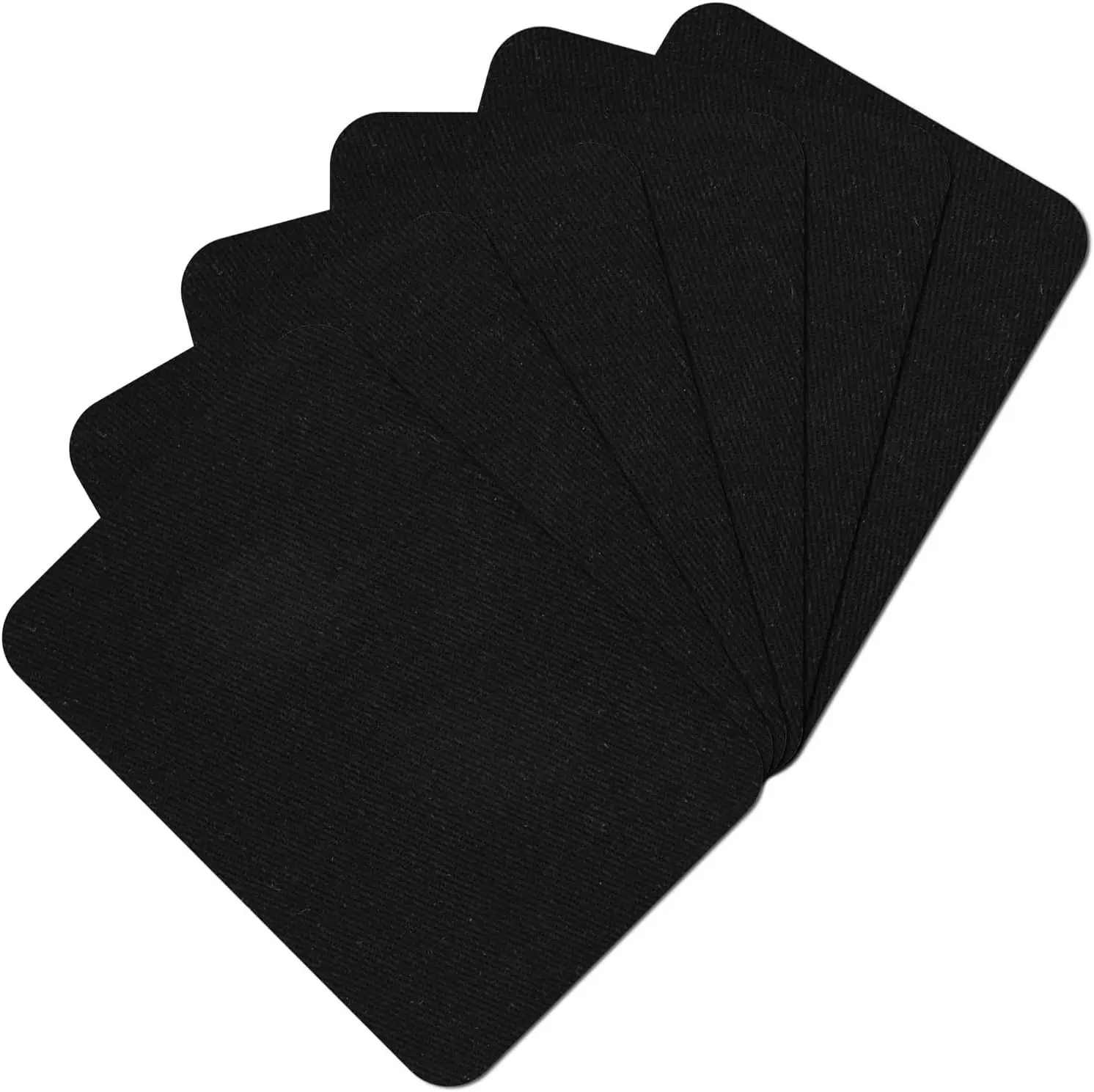 EU Cotton Iron-On Fabric Repair Patches - 3"x4.25" (7.5cmx10.5cm) Sewing Accessory, Hot-Melt Adhesive Film, Easy Operation, Machine Washable, Money Saver for Clothing Repair