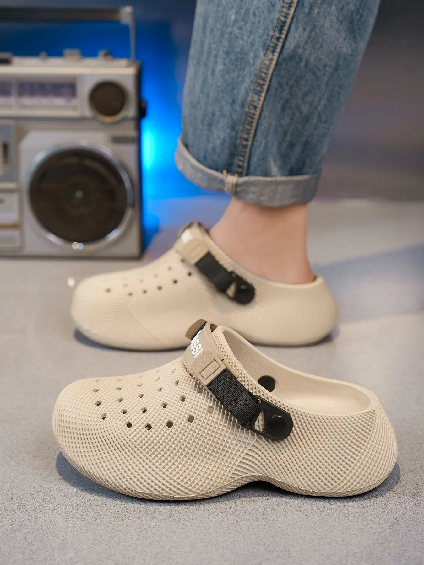 Lightweight Neutral Water Shoes, Breathable and Waterproof, Sporty Striped Design, Adjustable Laces, Comfortable Eva Sole, All Seasons, Water Sports Footwear, Water Resistant Footwear