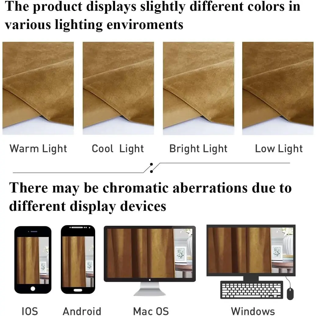 Gold Brown Velvet Curtains 96 inches for Living Room, Room Darkening Thermal Privacy Drapes for Door, Vintage Wall Backdrop for, W52 x L96, 2 Panels Gold Brown Velvet Curtains 96 inches for Living Room, Room Darkening Thermal Privacy Drapes for Door, Vintage Wall Backdrop for, W52 x L96, 2 Panels